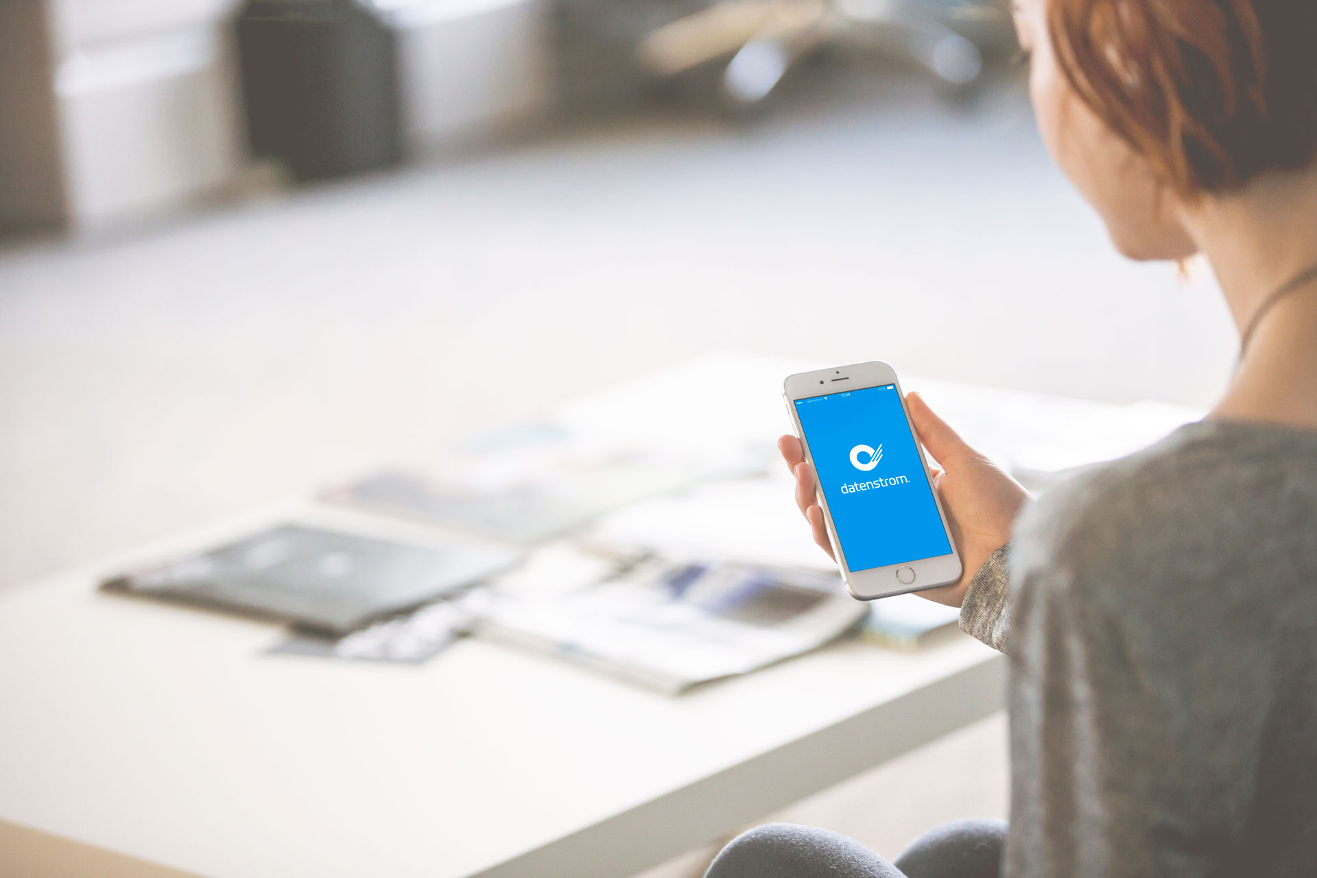 Belege ganz einfach mit der datenstrom App fotografieren und hochladen.